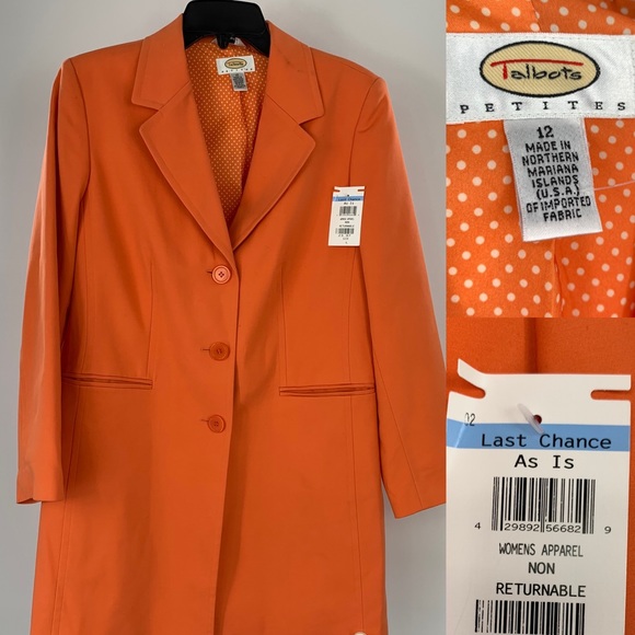 Talbots Jackets & Blazers - NWT TALBOTS TRENCH COAT